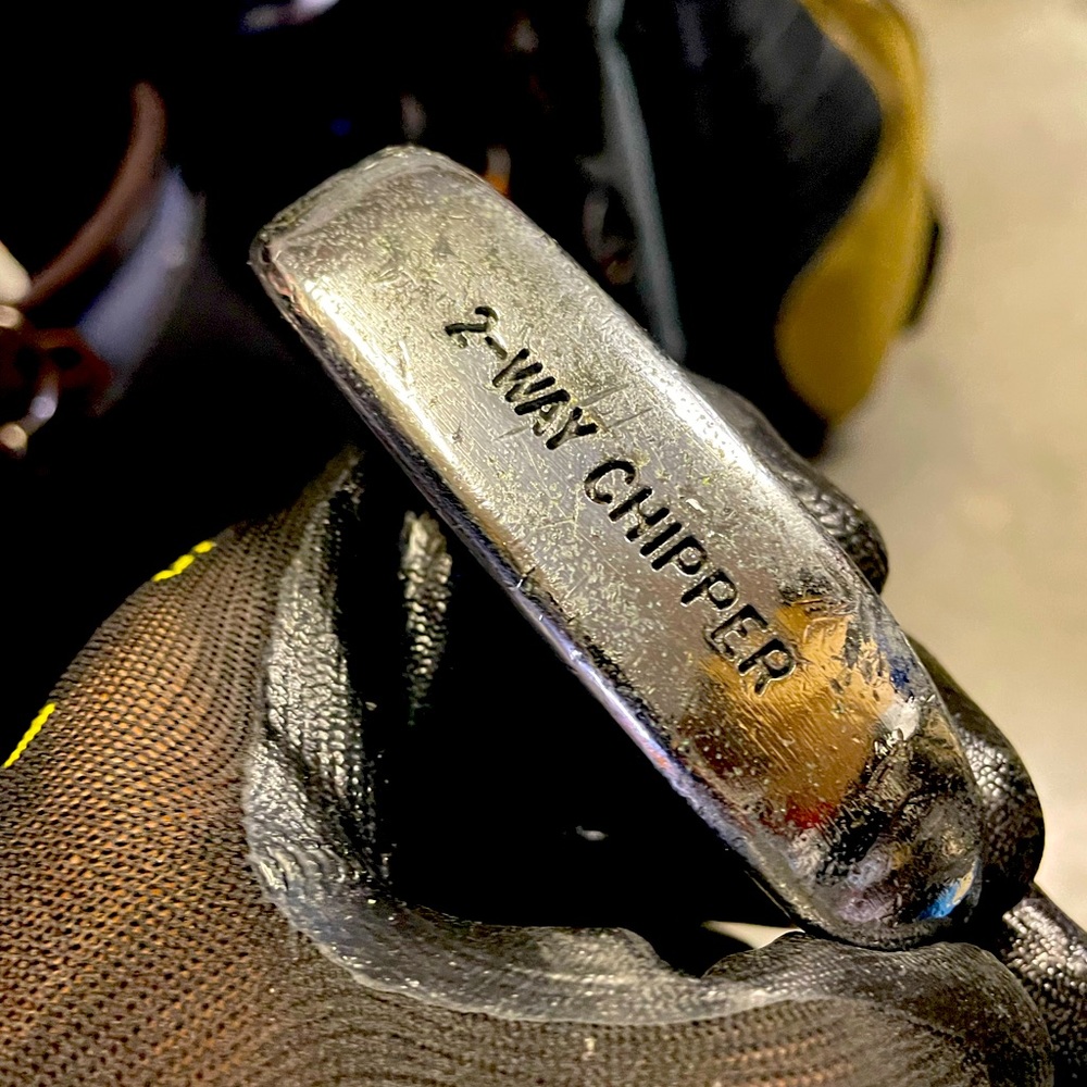 Golf chipper 2 way 
Steel shaft